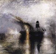 Joseph Mallord William Turner )Peace - Burial at Sea oil on canvas